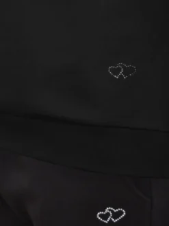 Navigazione Sweatshirts & Sweatjacken*Damen Sweatshirt schwarz uni