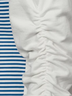 Franco Callegari Sweatshirts & Sweatjacken*Damen Sweatshirt ecru blau gestreift