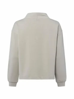 Monari Sweatshirts & Sweatjacken*Damen Sweatshirt taupe uni
