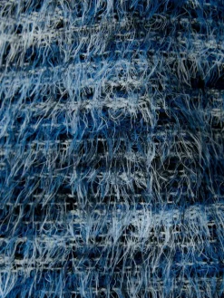 Oui Pullover & Strickjacken*Damen Sweatshirt blau uni