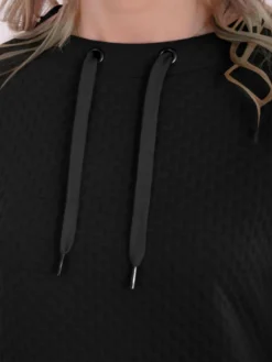 Navigazione Sweatshirts & Sweatjacken*Damen Sweatshirt schwarz uni