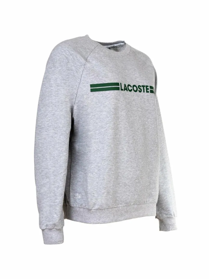 Lacoste Sweatshirts & Sweatjacken*Damen Sweatshirt grau bedruckt