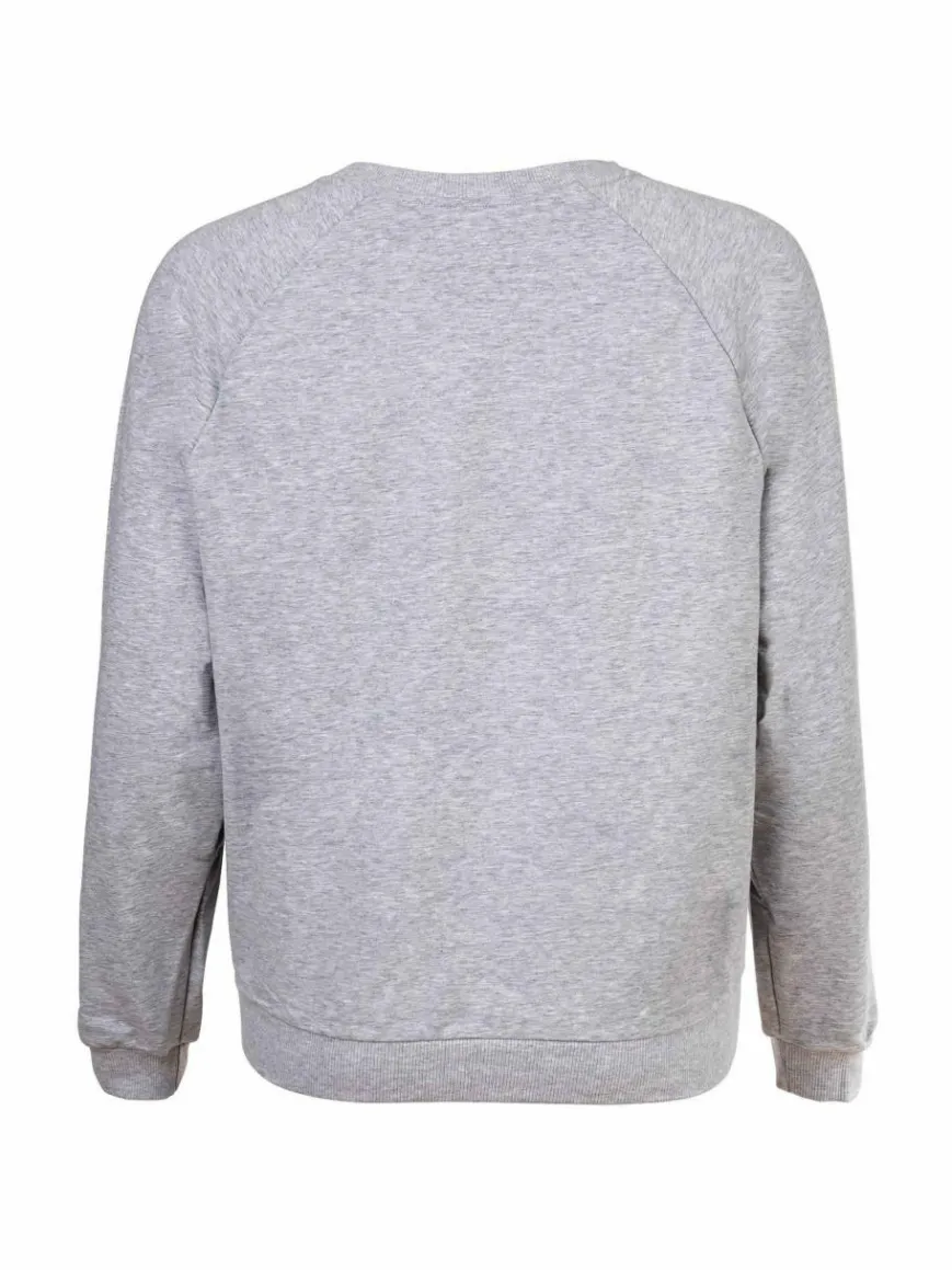 Lacoste Sweatshirts & Sweatjacken*Damen Sweatshirt grau bedruckt