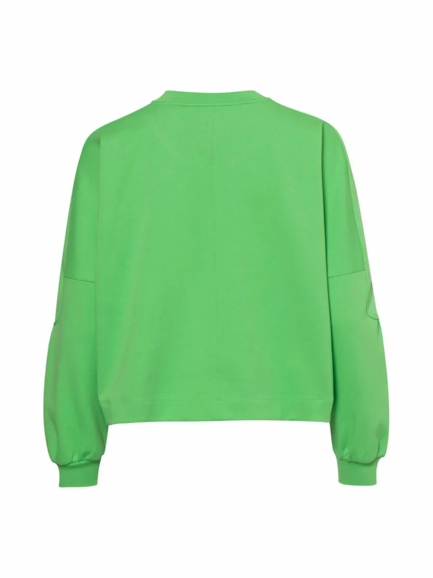 Marc Cain Sports Sweatshirts & Sweatjacken*Damen Sweatshirt gras uni