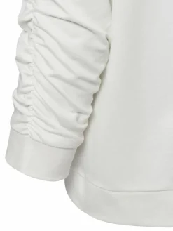 Franco Callegari Sweatshirts & Sweatjacken*Damen Sweatshirt marine ecru gestreift