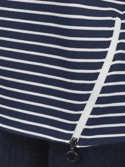 Navigazione Sweatshirts & Sweatjacken*Damen Sweatshirt blau gestreift