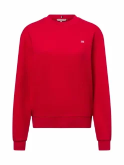 Tommy Hilfiger Sweatshirts & Sweatjacken*Damen Sweatshirt rot uni