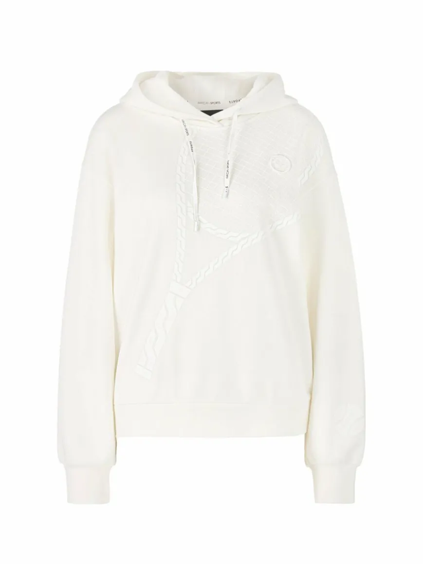 Marc Cain Sweatshirts & Sweatjacken*Damen Sweat-Shirt weiß uni