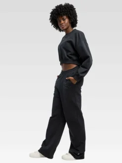 Carlo Colucci Sweatshirts & Sweatjacken*Damen Sweatshirt - Durante schwarz gemustert