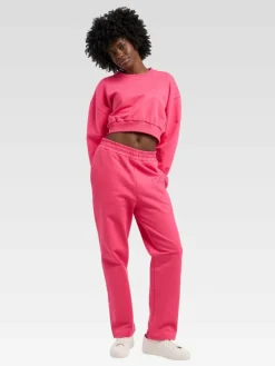 Carlo Colucci Sweatshirts & Sweatjacken*Damen Sweatshirt - Durante pink gemustert