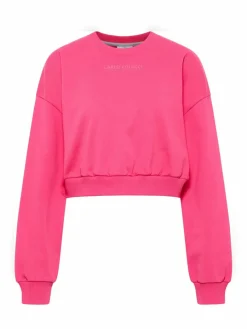 Carlo Colucci Sweatshirts & Sweatjacken*Damen Sweatshirt - Durante pink gemustert
