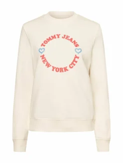 Tommy Jeans Sweatshirts & Sweatjacken*Damen Sweatshirt - Abo hellblau uni