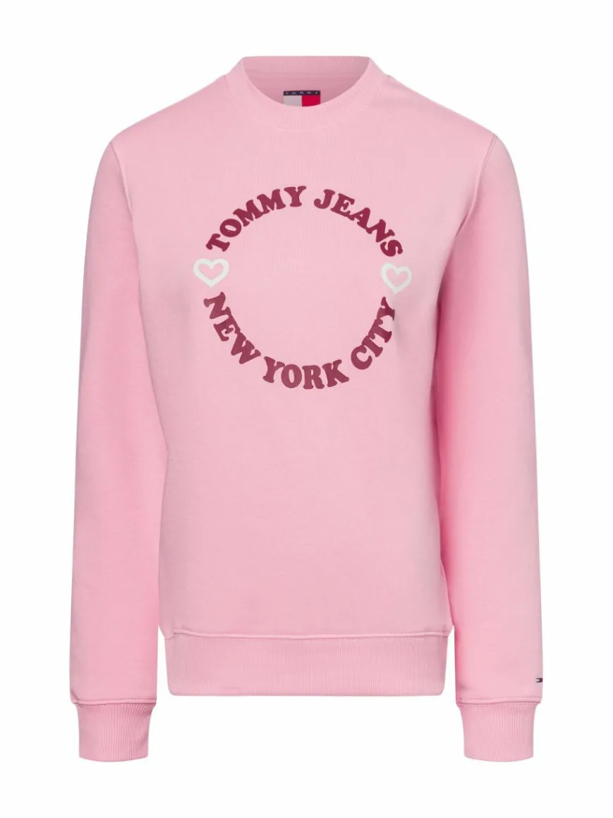 Tommy Jeans Sweatshirts & Sweatjacken*Damen Sweatshirt - Abo hellblau uni