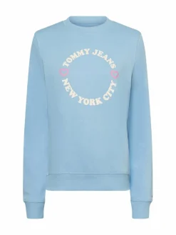 Tommy Jeans Sweatshirts & Sweatjacken*Damen Sweatshirt - Abo hellblau uni