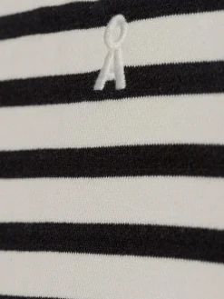 ARMEDANGELS Sweatshirts & Sweatjacken*Damen Sweatshirt - Frankaa Maarlen schwarz beige gestreift