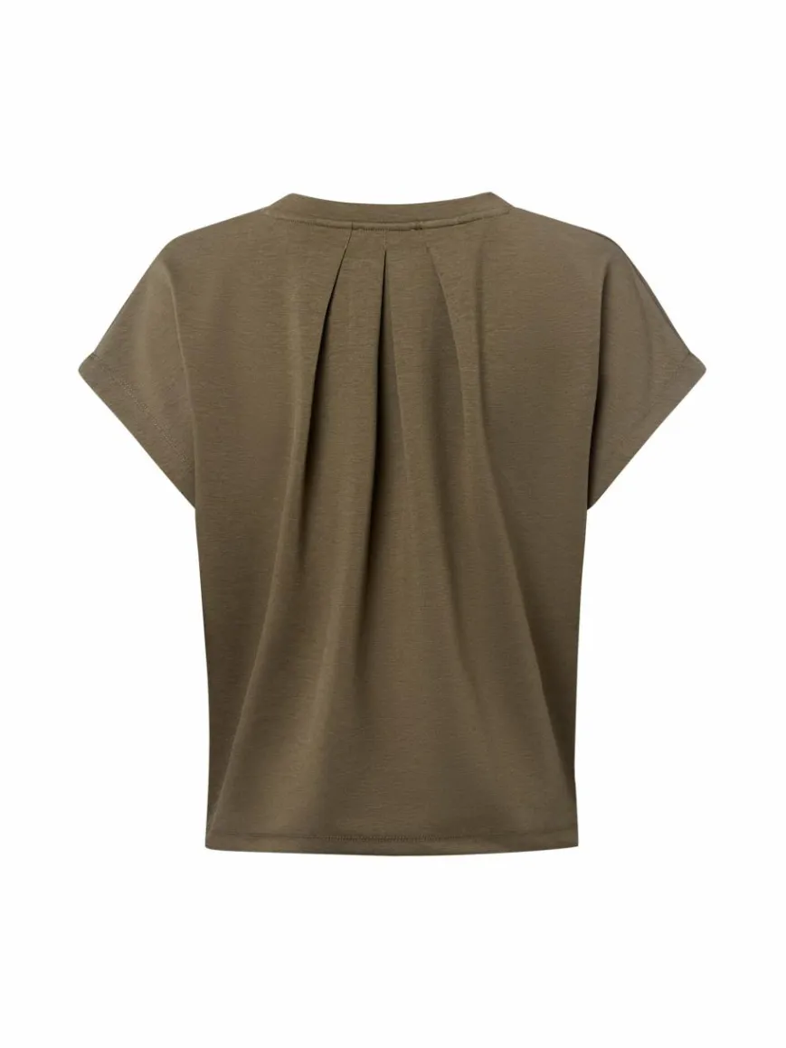 Opus Sweatshirts & Sweatjacken*Damen Sweatshirt - Ganne oliv uni