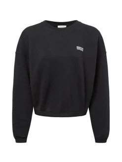 american vintage Sweatshirts & Sweatjacken*Damen Sweatshirt - Izu schwarz uni