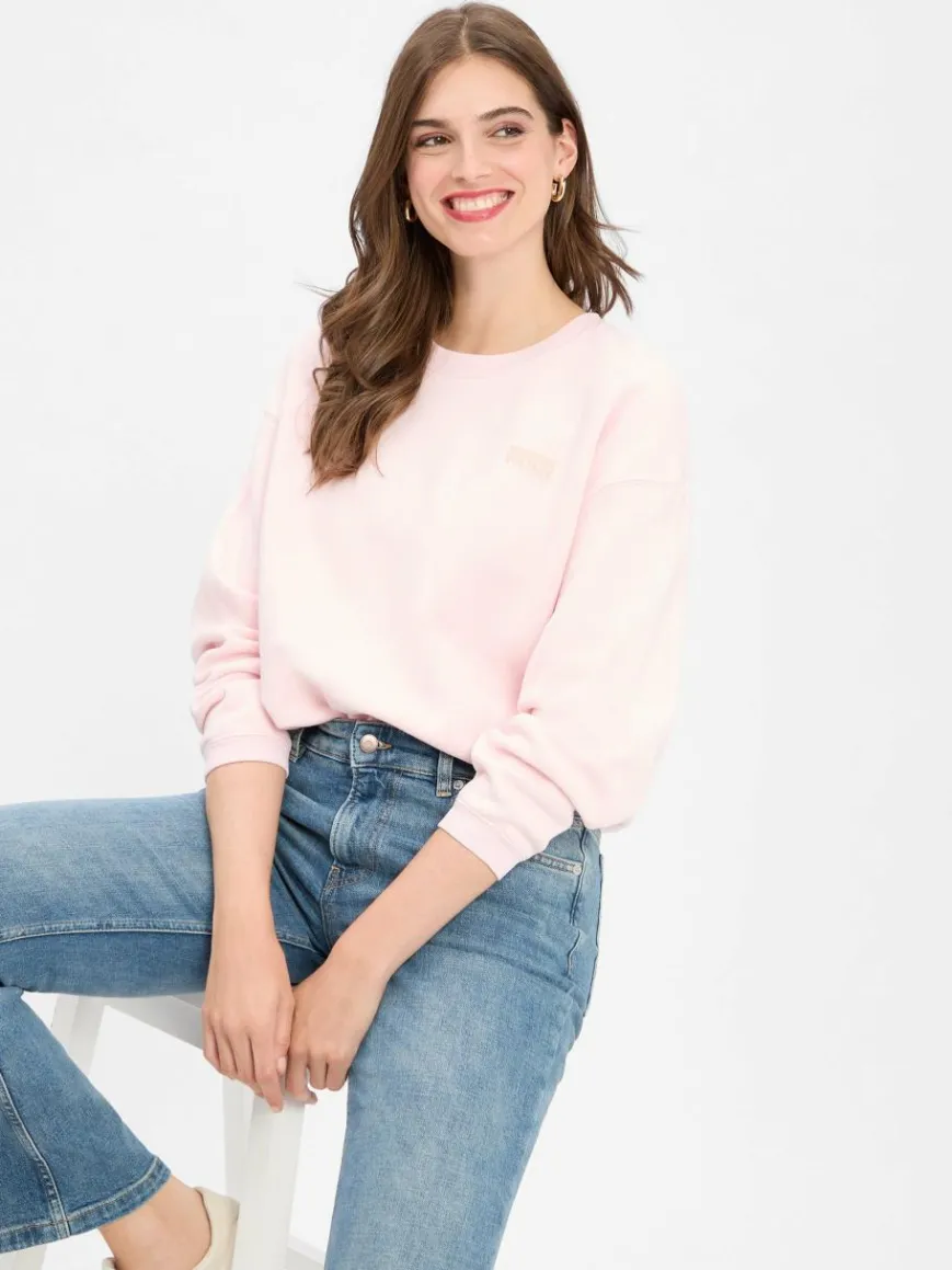 american vintage Sweatshirts & Sweatjacken*Damen Sweatshirt - Izubird rosa uni