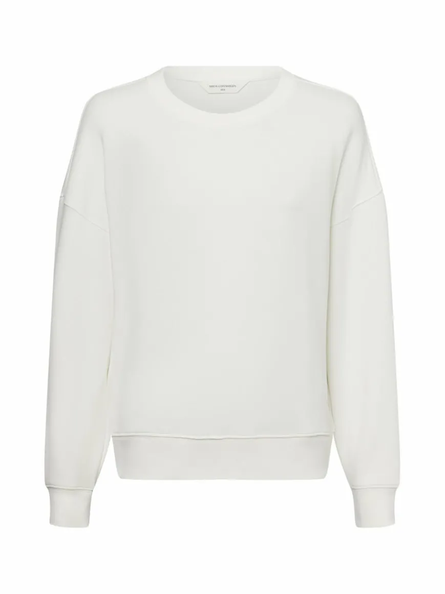Msch Copenhagen Sweatshirts & Sweatjacken*Damen Sweatshirt - Mschima ecru uni