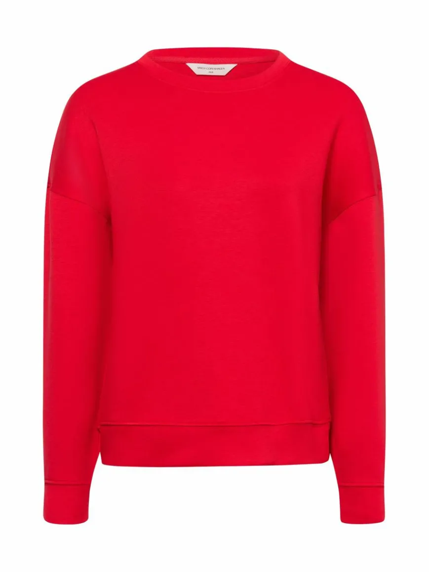 Msch Copenhagen Sweatshirts & Sweatjacken*Damen Sweatshirt - Mschima rot uni