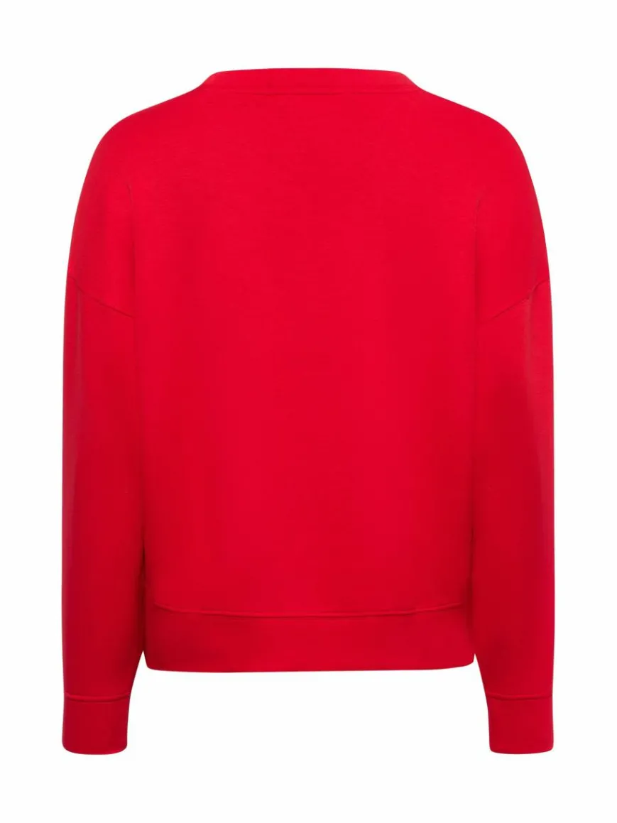 Msch Copenhagen Sweatshirts & Sweatjacken*Damen Sweatshirt - Mschima rot uni