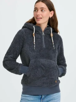 OXMO Sweatshirts & Sweatjacken*Damen Sweatshirt - OXAnoush blau uni