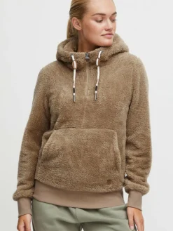 OXMO Sweatshirts & Sweatjacken*Damen Sweatshirt - OXAnoush braun uni