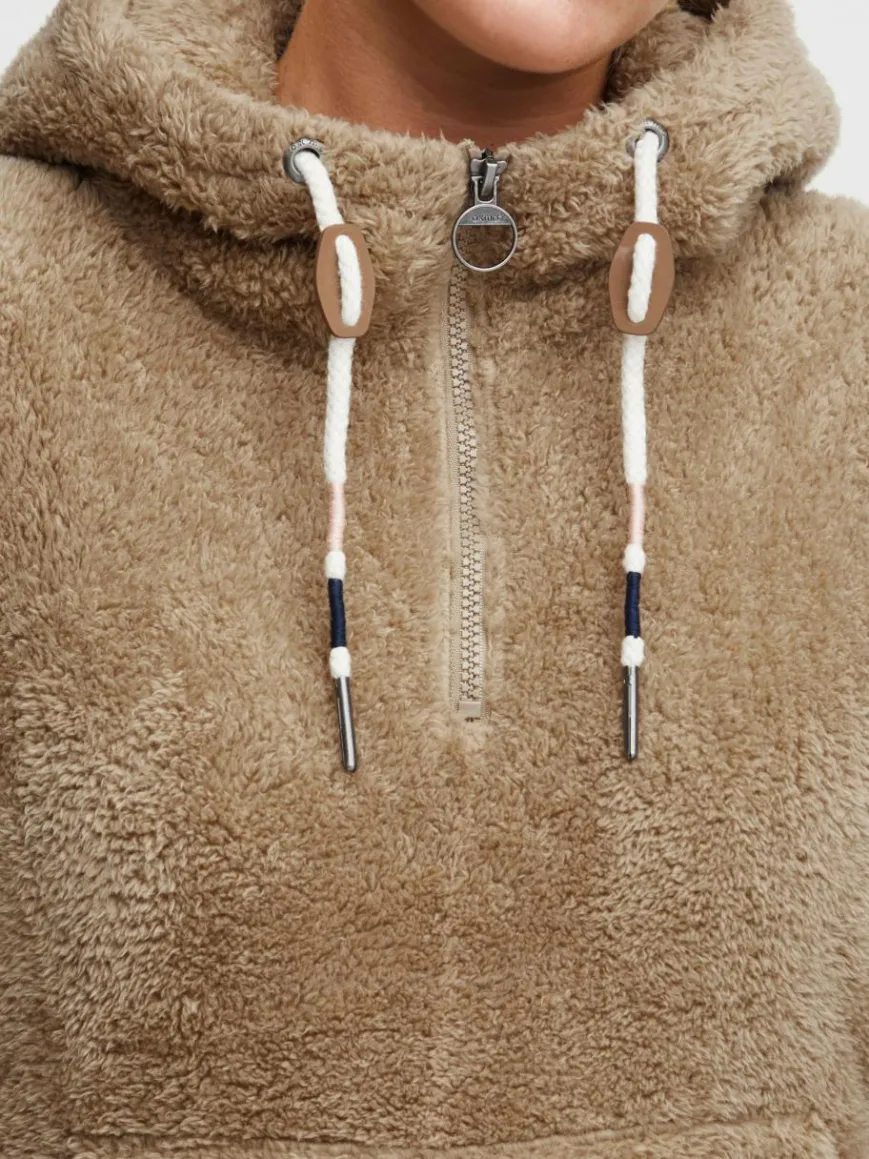 OXMO Sweatshirts & Sweatjacken*Damen Sweatshirt - OXAnoush braun uni