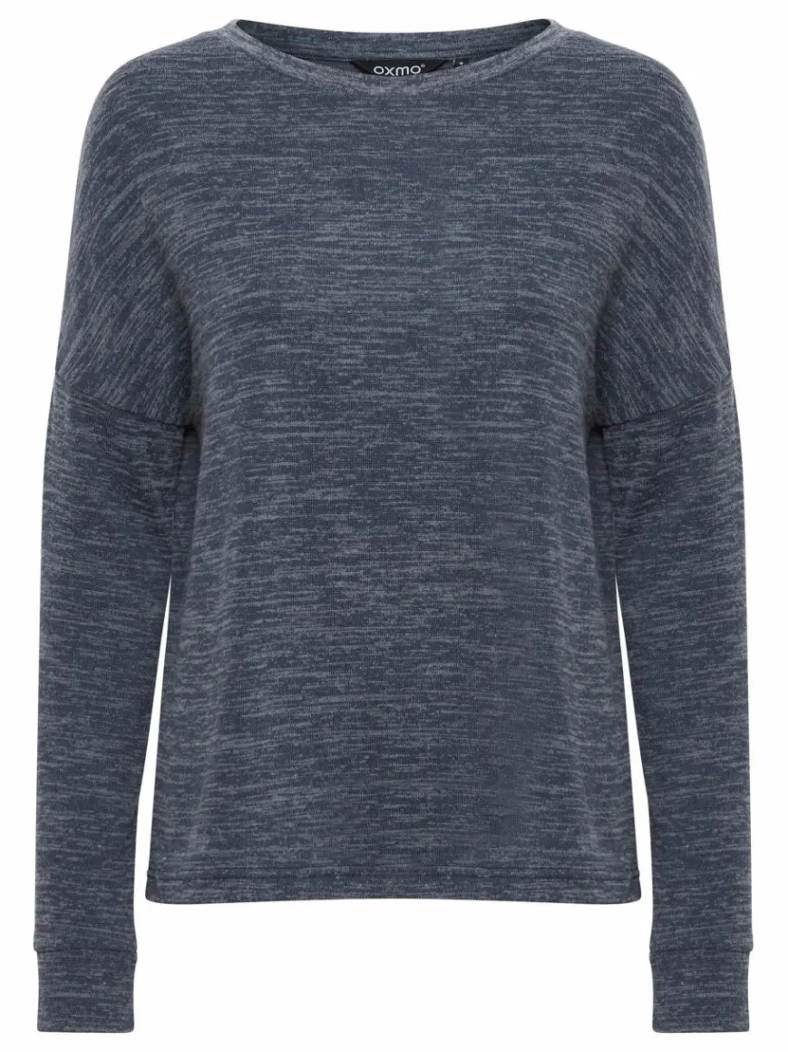 OXMO Sweatshirts & Sweatjacken*Damen Sweatshirt - OXBenta blau meliert