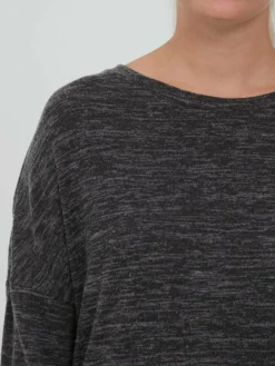 OXMO Sweatshirts & Sweatjacken*Damen Sweatshirt - OXBenta grau meliert