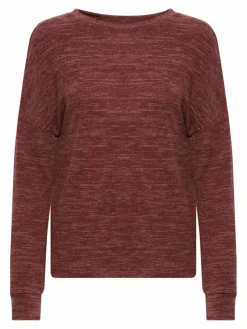 OXMO Sweatshirts & Sweatjacken*Damen Sweatshirt - OXBenta rot meliert