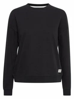 OXMO Sweatshirts & Sweatjacken*Damen Sweatshirt - OXGrynet schwarz uni