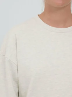 OXMO Sweatshirts & Sweatjacken*Damen Sweatshirt - OXGrynet grau uni