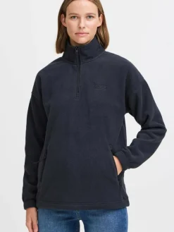 OXMO Sweatshirts & Sweatjacken*Damen Sweatshirt - OXMATSINE blau uni