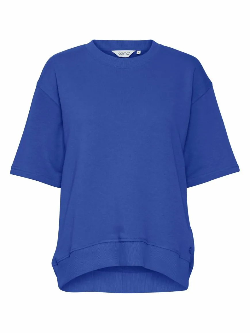 OXMO Sweatshirts & Sweatjacken*Damen Sweatshirt - OXSafina blau uni