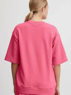OXMO Sweatshirts & Sweatjacken*Damen Sweatshirt - OXSafina pink uni