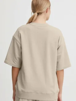 OXMO Sweatshirts & Sweatjacken*Damen Sweatshirt - OXSafina beige uni