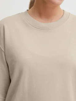 OXMO Sweatshirts & Sweatjacken*Damen Sweatshirt - OXSafina beige uni