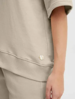 OXMO Sweatshirts & Sweatjacken*Damen Sweatshirt - OXSafina beige uni