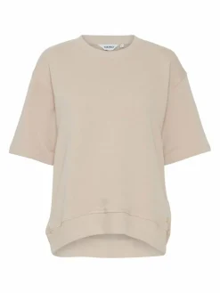 OXMO Sweatshirts & Sweatjacken*Damen Sweatshirt - OXSafina beige uni