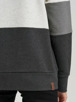 OXMO Sweatshirts & Sweatjacken*Damen Sweatshirt - OXTrine grau gemustert