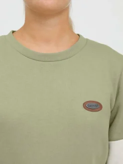 OXMO Sweatshirts & Sweatjacken*Damen Sweatshirt - OXTrine grün gemustert