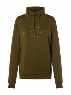 soyaconcept® Sweatshirts & Sweatjacken*Damen Sweatshirt - SC-Banu 248 oliv bedruckt