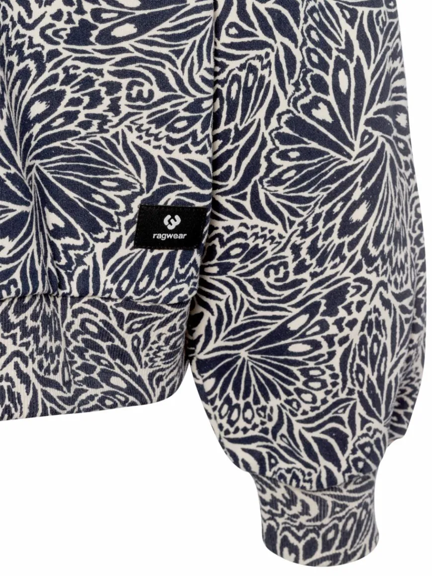 Ragwear Sweatshirts & Sweatjacken*Damen Sweatshirt - Wuss marine beige gemustert