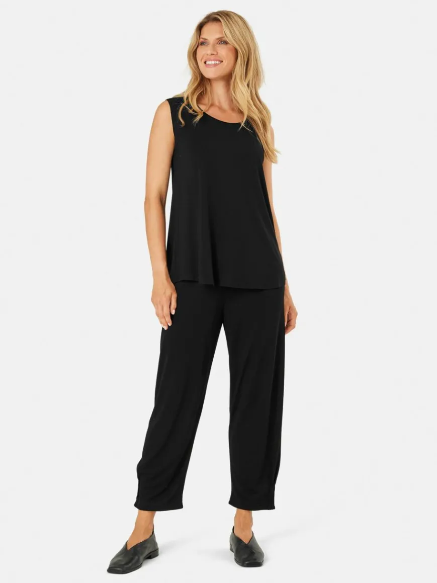 Masai Blusen*Damen Tanktop schwarz uni