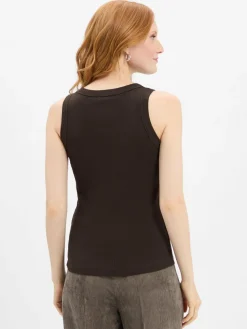 Drykorn Shirts & Tops*Damen Tanktop - Olina schoko uni