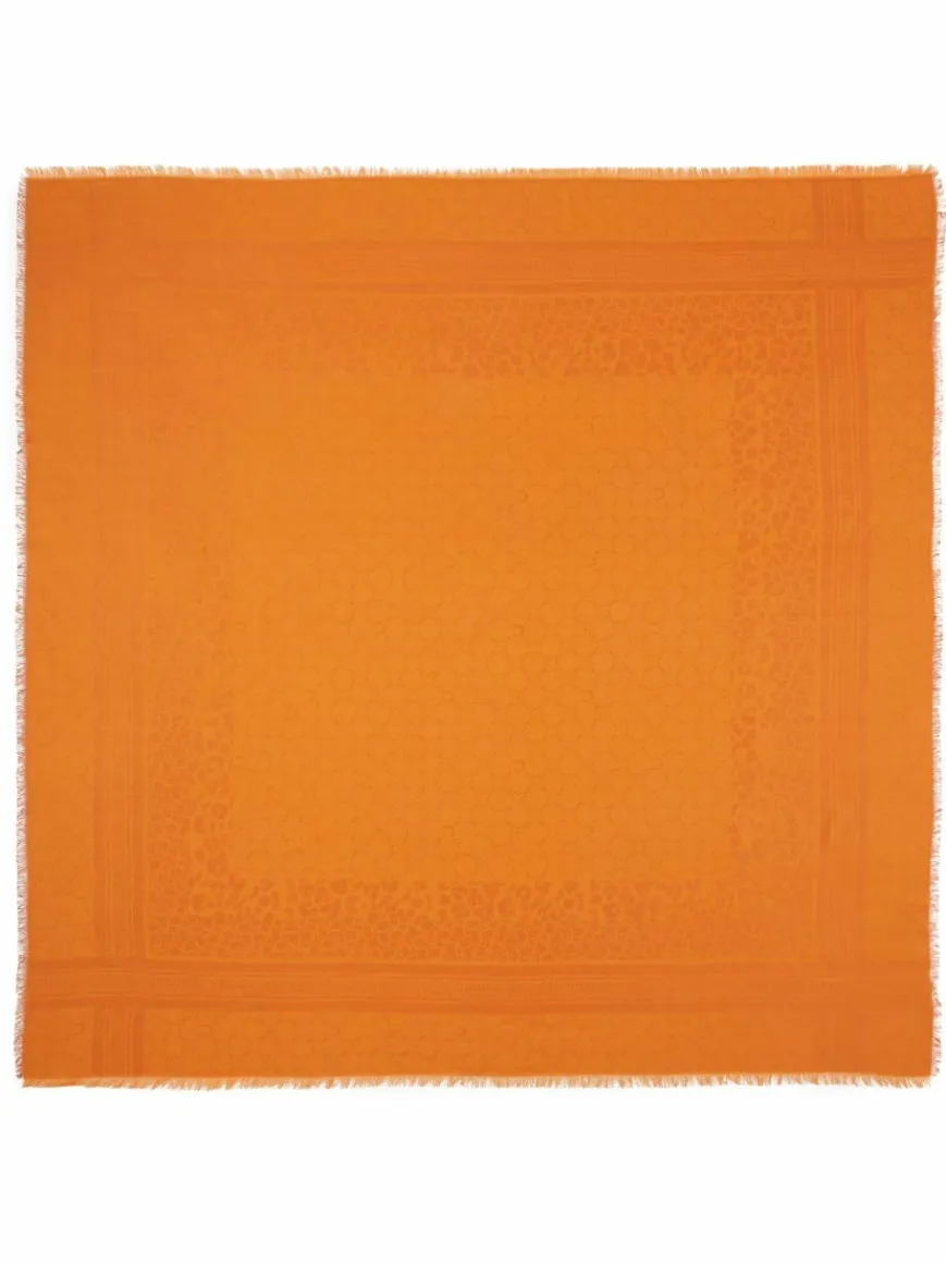 Codello Schals & Tücher*Damen Tücher - "HAPPY FOLK" orange bedruckt