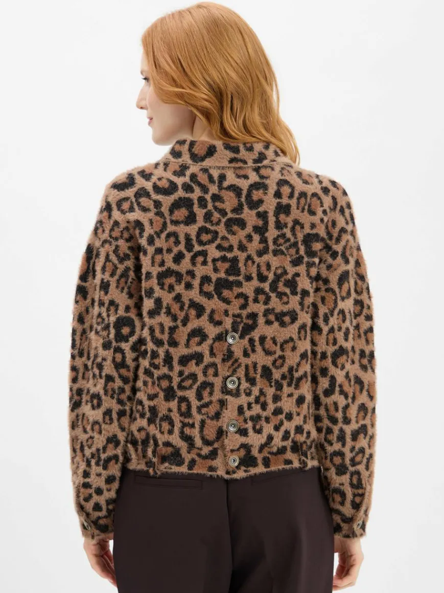 Rino & Pelle Jacken & Westen*Damen Teddyfell-Jacke - Bubbly braun schwarz gemustert