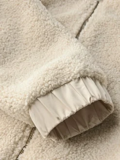 Street One Jacken & Westen*Damen Teddy-Jacke beige uni