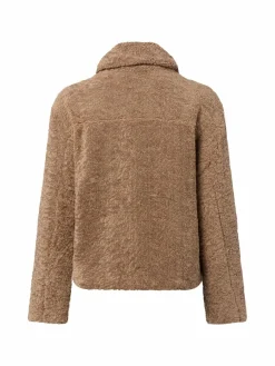 Marie Lund Jacken & Westen*Damen Teddyjacke melange uni